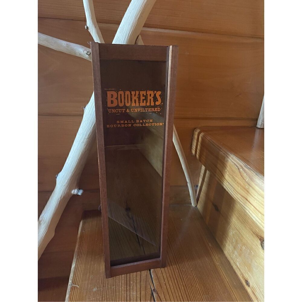 Booker's Bourbon Uncut & Unfiltered Small Batch Bourbon Series Wooden Box